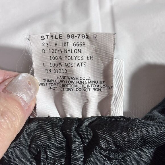 VTG Lil Byer California Girl Green Christmas Velvet/Lace Dress Size 3T Made USA - Picture 6 of 10